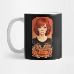 reba mcentire//vintage vektor 80s style v5 Mug